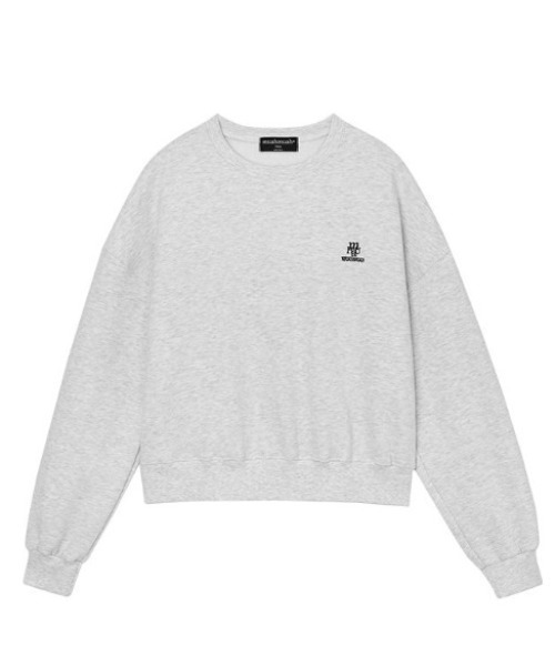 .KOM(ドットコム)の「A'GEM/9 × .kom 『muah muah/ムーアムーア』 FLEECE REGULAR SWEATSHIRTS/フリース裏起毛レギュラースウェット(スウェット・レディース・ネイビー/ライトグレー/ブラウン/ブラック・FREE)」の21枚目の写真