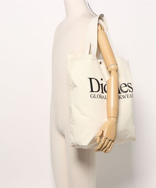Dickies（ディッキーズ）の「【Dickies】TEXT LOGO TC TOTE BAG / ディッキーズ テキストロゴ ポリコットン トートバッグ（トートバッグ・メンズ・モスグリーン/ブラック/ネイビー/ワイン・FREE）」の8枚目の写真