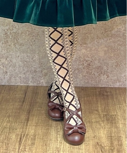 axes femme kawaii（アクシーズファムカワイイ）の「レースアップ柄