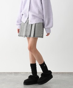 GRANCY】Fringedesign Denim Skirt / フリンジデザイン デニム