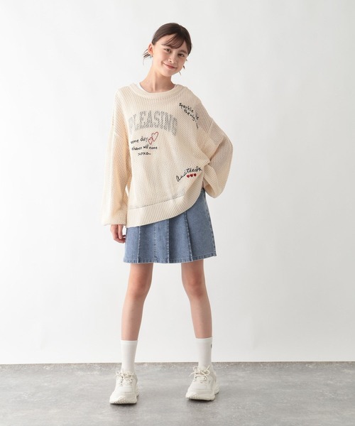 H ☆様 CHEER ONデニムスカート/147414（デニムスカート）｜GLOBAL WORK