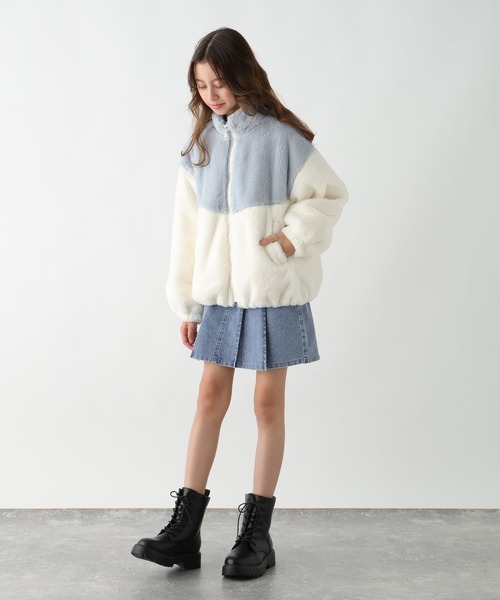 GLOBAL WORK（グローバルワーク）の「CHEER ONデニムスカート/147414（デニムスカート・キッズ・ブラック系その他/ブルー/ライトブルー/ブラック/グレー/ブルー系その他4・130cm/140cm/150cm/160cm）」の10枚目の写真