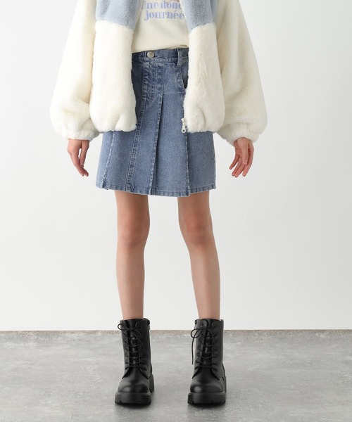 GLOBAL WORK（グローバルワーク）の「CHEER ONデニムスカート/147414（デニムスカート・キッズ・ブラック系その他/ブルー/ライトブルー/ブラック/グレー/ブルー系その他4・130cm/140cm/150cm/160cm）」の14枚目の写真