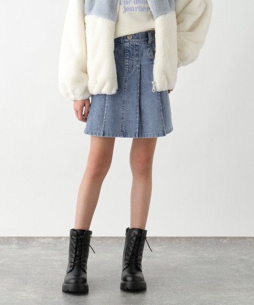 GLOBAL WORK（グローバルワーク）の「CHEER ONデニムスカート/147414（デニムスカート・キッズ・ブラック系その他/ブルー/ライトブルー/ブラック/グレー/ブルー系その他4・130cm/140cm/150cm/160cm）」の13枚目の写真