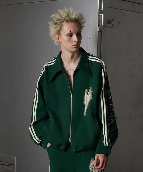 【GRANCY】ジップデザインシュレディンガートラックジャケット GRANCY】Zipdesign Schroedinger Track Jacket / ジップデザイン