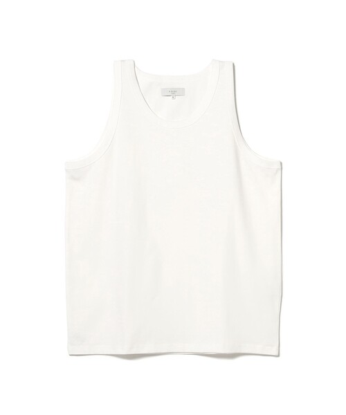 B:MING by BEAMS(ビーミングバイビームス)の「ワイド フィット クルーネック タンクトップ(タンクトップ・メンズ・ブラック/ブラウン系その他5/オフホワイト・L/XL/S/M)」の4枚目の写真