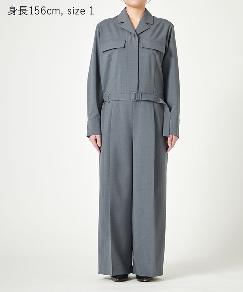 セール】ウォシャブルテーラードカラーオールインワン【CLEAN MOTION