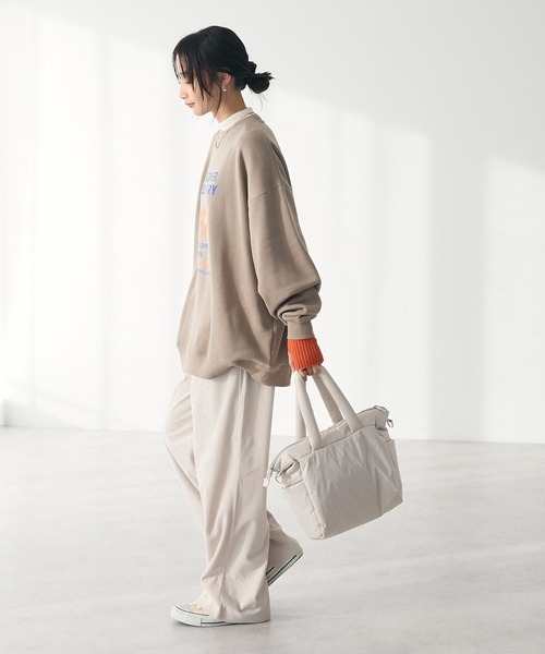 CRAFT STANDARD BOUTIQUE(クラフトスタンダードブティック)の「【ユニセックス】裏起毛クルーネックスウェット(スウェット・レディース・ネイビー/アイボリー/ブラック/グレイッシュベージュ・M/XL/L)」の21枚目の写真