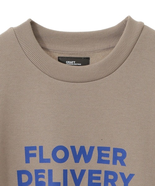CRAFT STANDARD BOUTIQUE(クラフトスタンダードブティック)の「【ユニセックス】裏起毛クルーネックスウェット(スウェット・レディース・ネイビー/アイボリー/ブラック/グレイッシュベージュ・M/XL/L)」の8枚目の写真