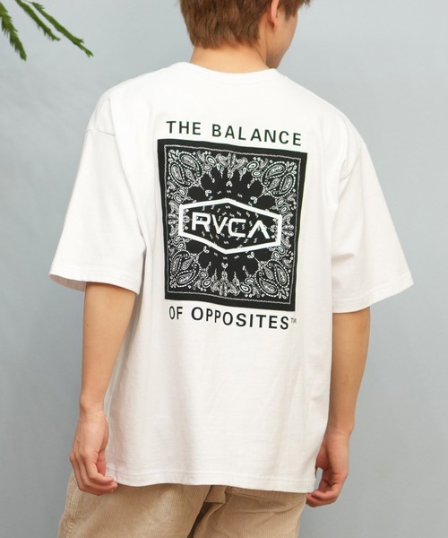 RVCA tシャツ RVCA/ルーカ 半袖Tシャツ バックプリント BF041