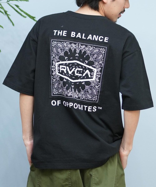 【RVCA】バックグラフィック 半袖 Tシャツ ブラック / 送料無料 セール】RVCA メンズ ALL LOGO Tシャツ 【2024年夏モデル