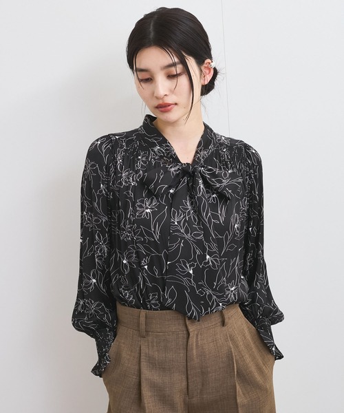 ブラウス シャツ 前後2WAYタイブラウス レディース so4u ブラウス シャツ 前後2WAY肩あきブラウス レディース
