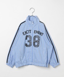 10C REPIPI | 【10C REPIPI】ギンガムチェックトラックジャケット(その他アウター)