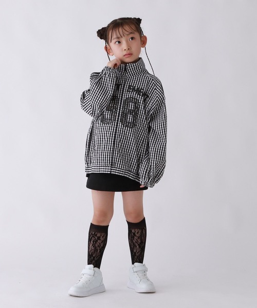 10C REPIPI（ジューシーレピピ）の「【10C REPIPI】ギンガムチェックトラックジャケット（その他アウター・キッズ・ブラック/ブルー・130cm/110cm/120cm）」の11枚目の写真
