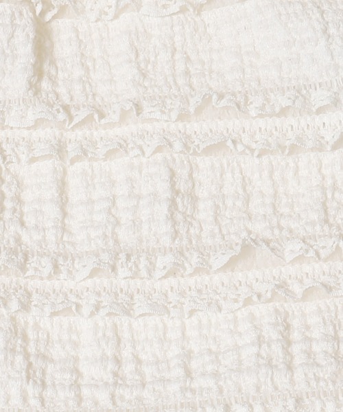 coca（coca）（コカ）の「【WEB限定セール】キッズ レースフリルセミフレアパンツ（その他パンツ・キッズ・アイボリー/ブラック・120/150/130/140）」の18枚目の写真