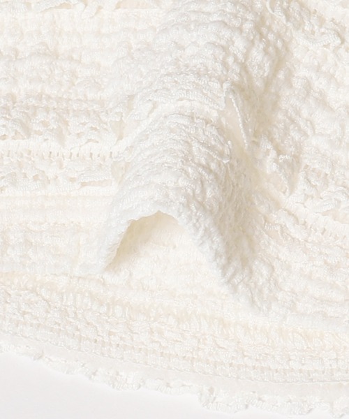 coca（coca）（コカ）の「【WEB限定セール】キッズ レースフリルセミフレアパンツ（その他パンツ・キッズ・アイボリー/ブラック・120/150/130/140）」の3枚目の写真