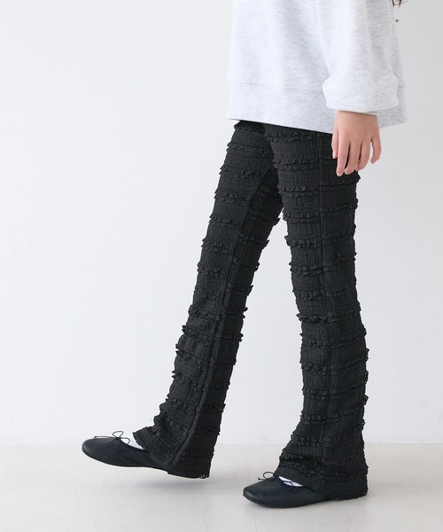 coca（coca）（コカ）の「【WEB限定セール】キッズ レースフリルセミフレアパンツ（その他パンツ・キッズ・アイボリー/ブラック・120/150/130/140）」の13枚目の写真
