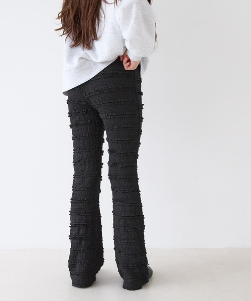 coca（coca）（コカ）の「【WEB限定セール】キッズ レースフリルセミフレアパンツ（その他パンツ・キッズ・アイボリー/ブラック・120/150/130/140）」の15枚目の写真