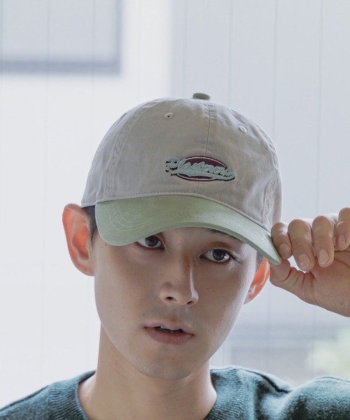 niko and...（ニコアンド）の「カラー刺繍コットンキャップ（キャップ・メンズ・アイボリー/ブラック/グレー/グリーン/モカ/ネイビー/レッド/チャコール/カーキ/ブラウン/ボルドー・FREE）」の3枚目の写真