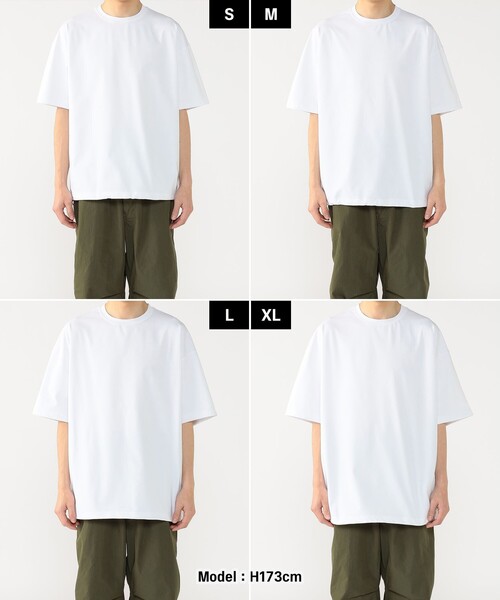 Tシャツ・カットソー BEAMS FW24 Work shirt (38010060388 24) B:MING LIFE STORE by BEAMS｜ギザコットン ミックス クルー