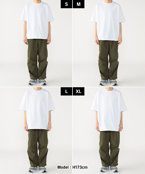 BEAMS(ビームス)の「BEAMS / テック Tシャツ(Tシャツ/カットソー・メンズ・ホワイト/ブラック/ブルー系その他・XL/L/M/S)」の17枚目の写真