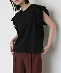 select MOCA Et | 【Et】プリーツスリーブTシャツ(Tシャツ/カットソー)