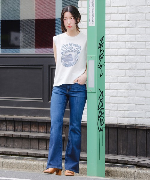 Levi's(リーバイス)の「Levi's/リーバイス ボックスシルエット タンクトップ(Tシャツ/カットソー・レディース・ホワイト・XS/S/M)」の15枚目の写真