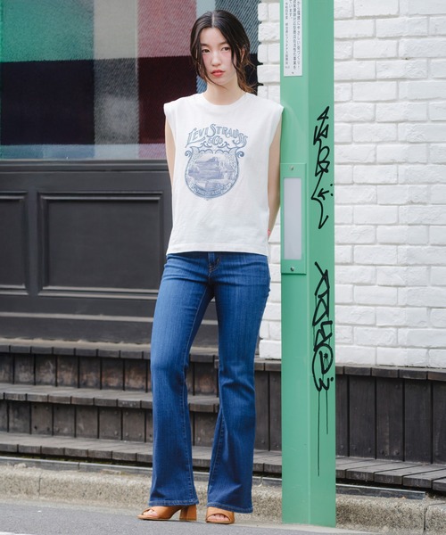 Levi's(リーバイス)の「Levi's/リーバイス ボックスシルエット タンクトップ(Tシャツ/カットソー・レディース・ホワイト・XS/S/M)」の14枚目の写真