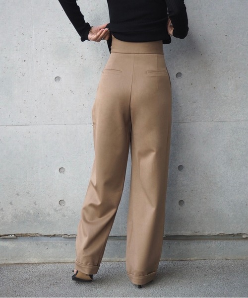 TWW WIDE PT WITH L BELT ハイウエストワイドパンツ SLY（スライ）の「LOOSE WIDE HW PT-E ルーズワイド ハイ