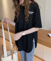 フロントバックロゴ入りTシャツ