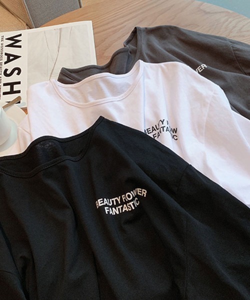 SallyLunn(サリーラン)の「フロントバックロゴ入りTシャツ(Tシャツ/カットソー・レディース・グレー/ブラック/ホワイト・LARGE/MEDIUM)」の5枚目の写真