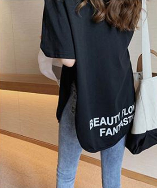 SallyLunn(サリーラン)の「フロントバックロゴ入りTシャツ(Tシャツ/カットソー・レディース・グレー/ブラック/ホワイト・LARGE/MEDIUM)」の10枚目の写真
