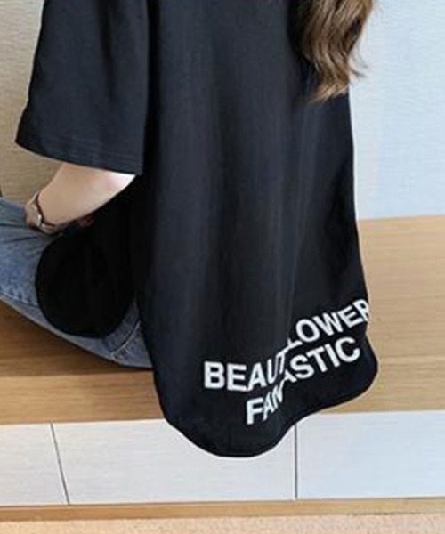 SallyLunn(サリーラン)の「フロントバックロゴ入りTシャツ(Tシャツ/カットソー・レディース・グレー/ブラック/ホワイト・LARGE/MEDIUM)」の11枚目の写真