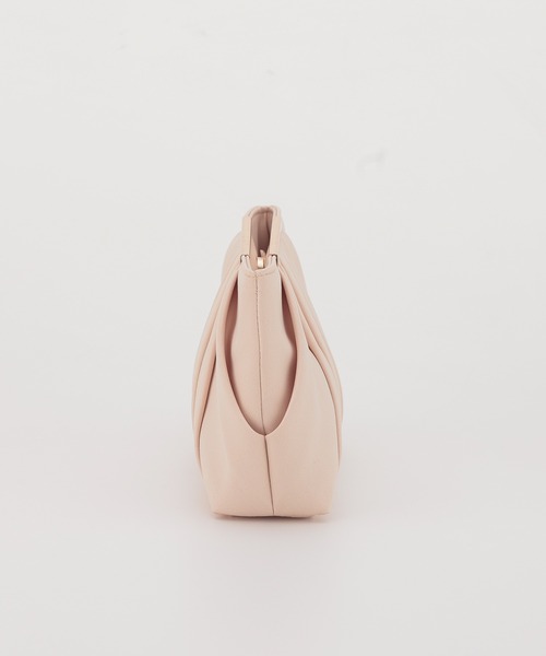 haremode（ハレモード）の「タックデザイン パーティ オケージョン バッグ（クラッチバッグ・レディース・ベージュ/ブラック/シルバー・FREE）」の8枚目の写真