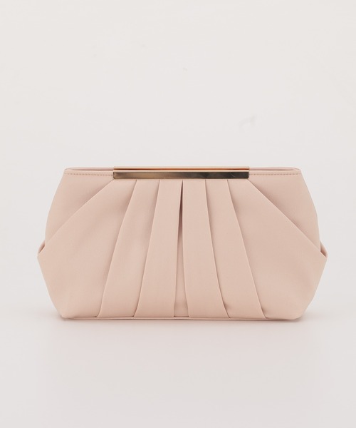 haremode（ハレモード）の「タックデザイン パーティ オケージョン バッグ（クラッチバッグ・レディース・ベージュ/ブラック/シルバー・FREE）」の22枚目の写真