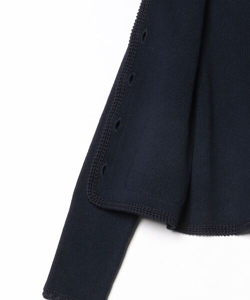 THE SHINZONE(ザ シンゾーン)の「THE SHINZONE BOUCLE KNIT JACKET 25SMSNI09(その他アウター・レディース・ネイビー/オフホワイト・FREE)」の8枚目の写真