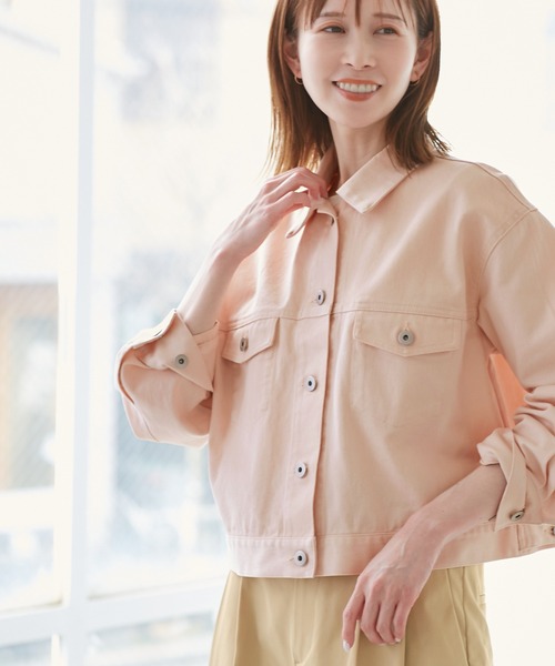 ROPE' PICNIC(ロペピクニック)の「PINKデニムジャケット(デニムジャケット・レディース・ピンク・38)」の10枚目の写真