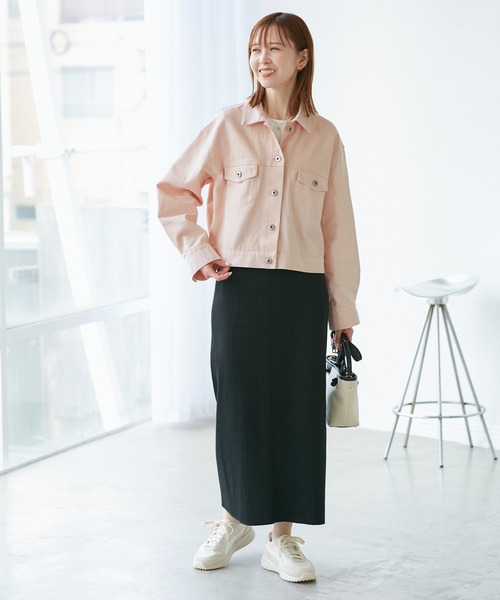 ROPE' PICNIC(ロペピクニック)の「PINKデニムジャケット(デニムジャケット・レディース・ピンク・38)」の11枚目の写真