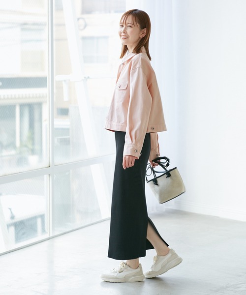 ROPE' PICNIC(ロペピクニック)の「PINKデニムジャケット(デニムジャケット・レディース・ピンク・38)」の12枚目の写真