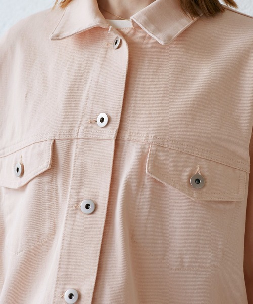 ROPE' PICNIC(ロペピクニック)の「PINKデニムジャケット(デニムジャケット・レディース・ピンク・38)」の16枚目の写真