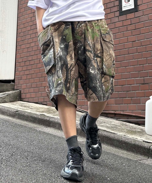 セール】25SS【Labordi / ラボード】総柄プリントカーゴショート