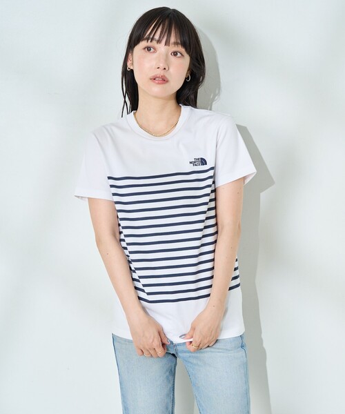 セール】THE NORTH FACE/ザ・ノース・フェイス S/S Panel Border