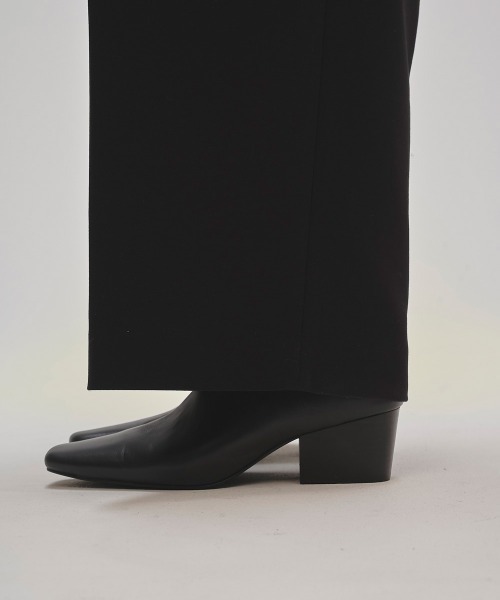 Squaretoe Leather Sabot（スリッポン）｜TODAYFUL（トゥデイ