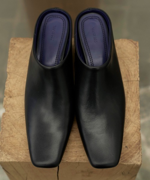 靴 TODAYFUL Squaretoe Leather Sabot 37 TODAYFUL(トゥデイフル) / Life's online store（ライフズ