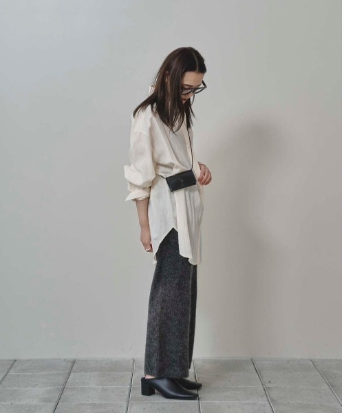 Squaretoe Leather Sabot（スリッポン）｜TODAYFUL（トゥデイ