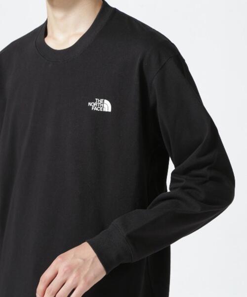 THE NORTH FACE（ザノースフェイス）の「THE NORTH FACE/ザ・ノース・フェイス　L/S Back Square Logo Tee（Tシャツ/カットソー・メンズ・ホワイト/ブラック・L/XL/M/S）」の7枚目の写真