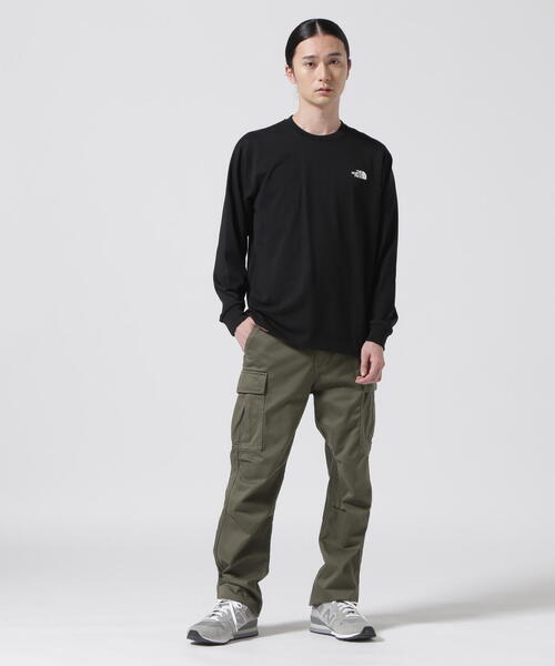 THE NORTH FACE（ザノースフェイス）の「THE NORTH FACE/ザ・ノース・フェイス　L/S Back Square Logo Tee（Tシャツ/カットソー・メンズ・ホワイト/ブラック・L/XL/M/S）」の10枚目の写真
