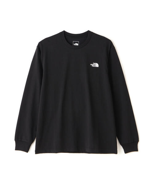 THE NORTH FACE（ザノースフェイス）の「THE NORTH FACE/ザ・ノース・フェイス　L/S Back Square Logo Tee（Tシャツ/カットソー・メンズ・ホワイト/ブラック・L/XL/M/S）」の11枚目の写真