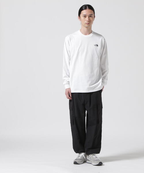 THE NORTH FACE（ザノースフェイス）の「THE NORTH FACE/ザ・ノース・フェイス　L/S Back Square Logo Tee（Tシャツ/カットソー・メンズ・ホワイト/ブラック・L/XL/M/S）」の14枚目の写真