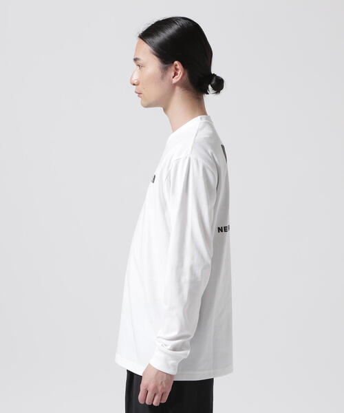 THE NORTH FACE（ザノースフェイス）の「THE NORTH FACE/ザ・ノース・フェイス　L/S Back Square Logo Tee（Tシャツ/カットソー・メンズ・ホワイト/ブラック・L/XL/M/S）」の15枚目の写真